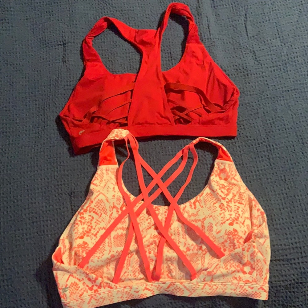 Fabletics sports bra set